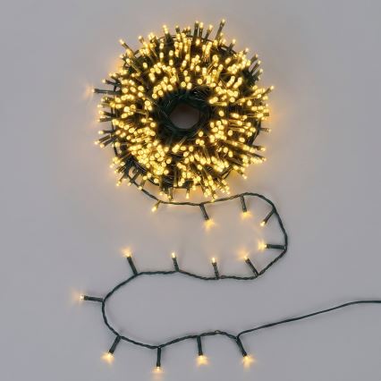 Aigostar - LED spoljni božićni lanac 1500xLED/8 funkcija 78m IP44 toplo bela