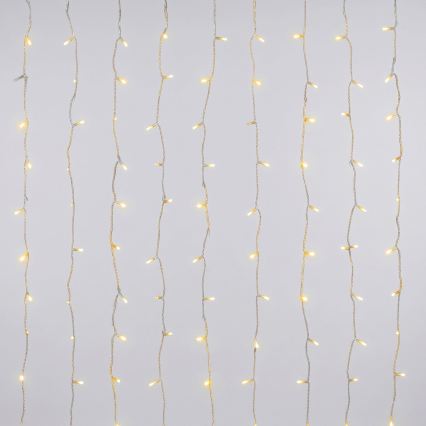 Aigostar - LED spoljni božićni niz 372xLED/8 funkcija 3xAA 6x1,2m IP44 topla bela