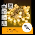 Aigostar - LED spoljni božićni niz 100xLED/8 funkcija 13m IP44 topla bela