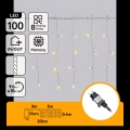Aigostar - LED spoljni božićni niz 100xLED/8 funkcija 8x0,4m IP44 topla bela