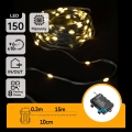 Aigostar -LED spoljni božićni niz 150xLED/8 funkcija 3xAA 15,3m IP44 topla bela