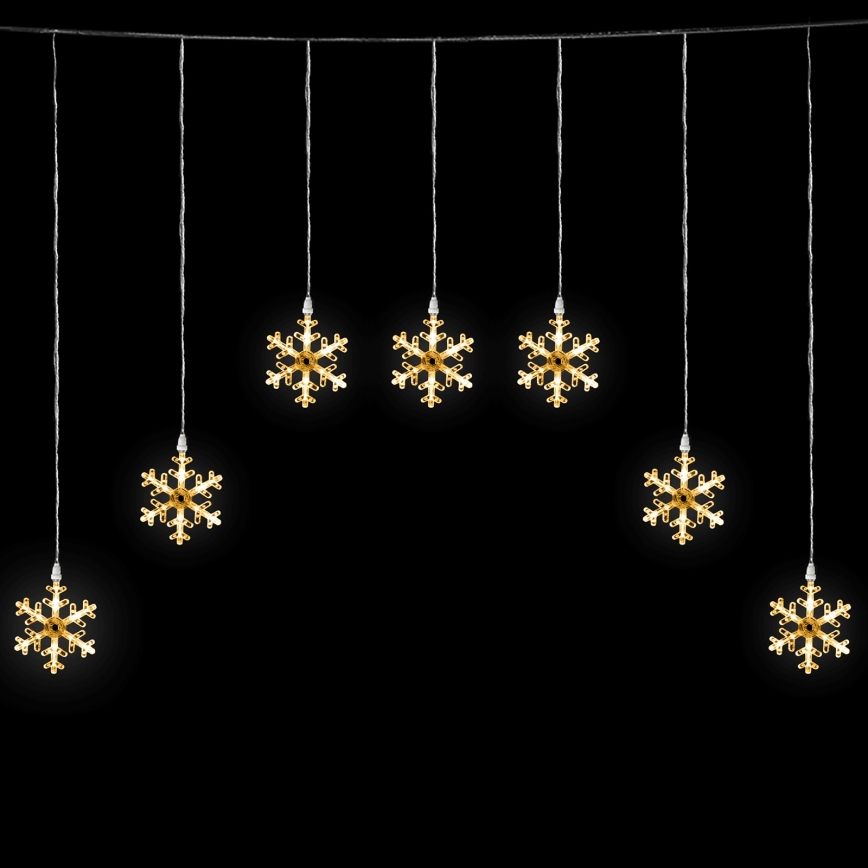 Aigostar - LED spoljni niz 84xLED/8 funkcija 1,2x1m IP44 topla bela pahulje