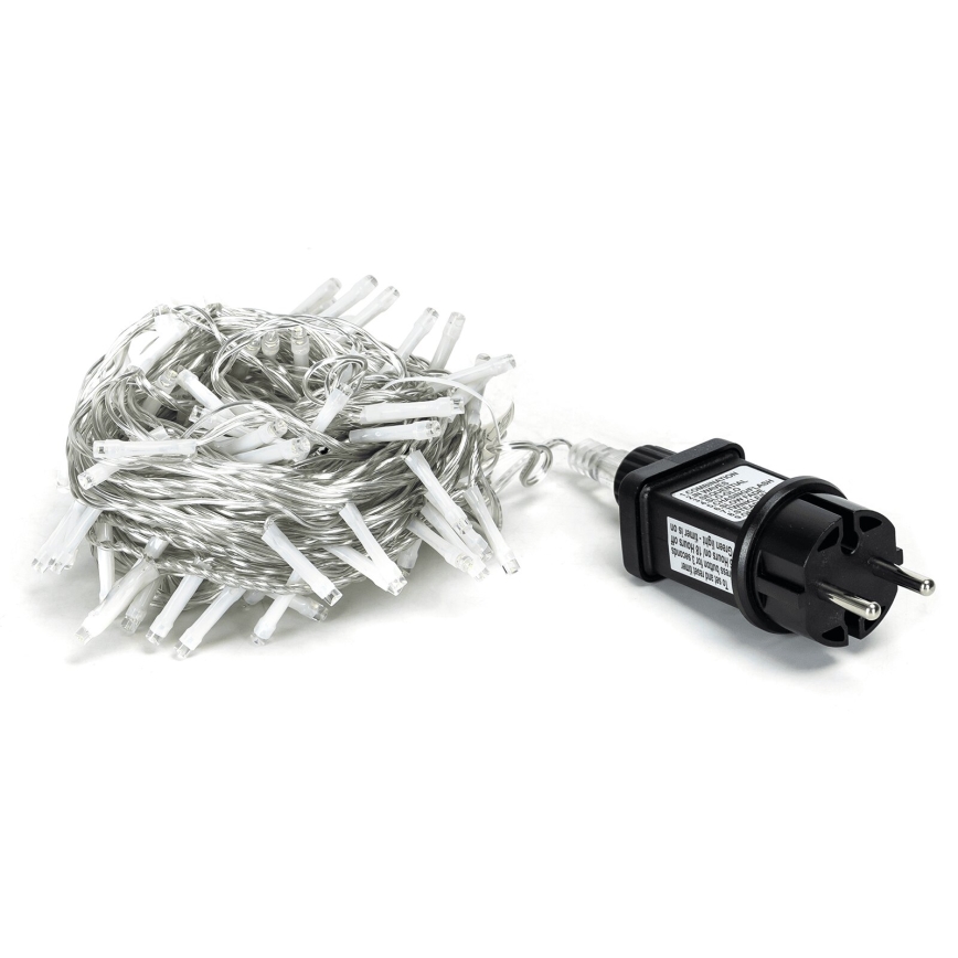 Aigostar - LED spoljni  niz 100xLED/8 funkcija 13m IP44 hladna bela