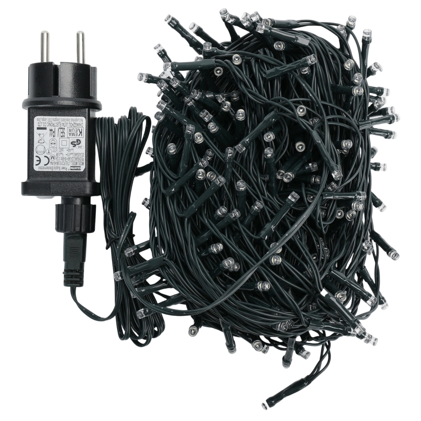 Aigostar - LED spoljni niz 200xLED/8 funkcija 20 m IP44 hladno bela