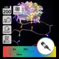 Aigostar - LED spoljni niz 200xLED/8 funkcija 23m IP44 višebojni
