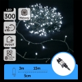 Aigostar - LED spoljni niz 300xLED/8 funkcija 18m IP44 hladna bela