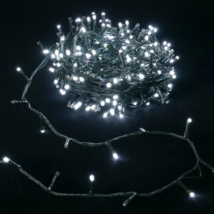 Aigostar - LED spoljni svetlosni niz 100xLED/8 funkcija 3xAA 5,3 m IP44 hladna bela