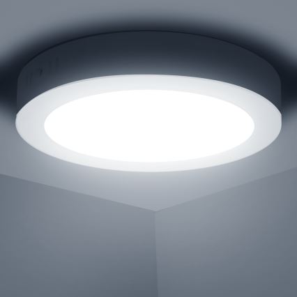 Aigostar - LED stropno nadgradno svetlo LED/12W/230V prečnik 17,4 cm 6500K bela