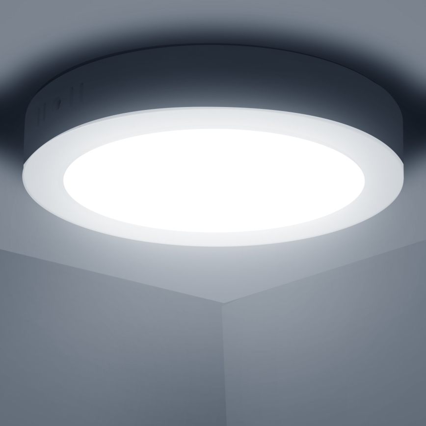 Aigostar - LED stropno nadgradno svetlo LED/12W/230V prečnik 17,4 cm 6500K bela