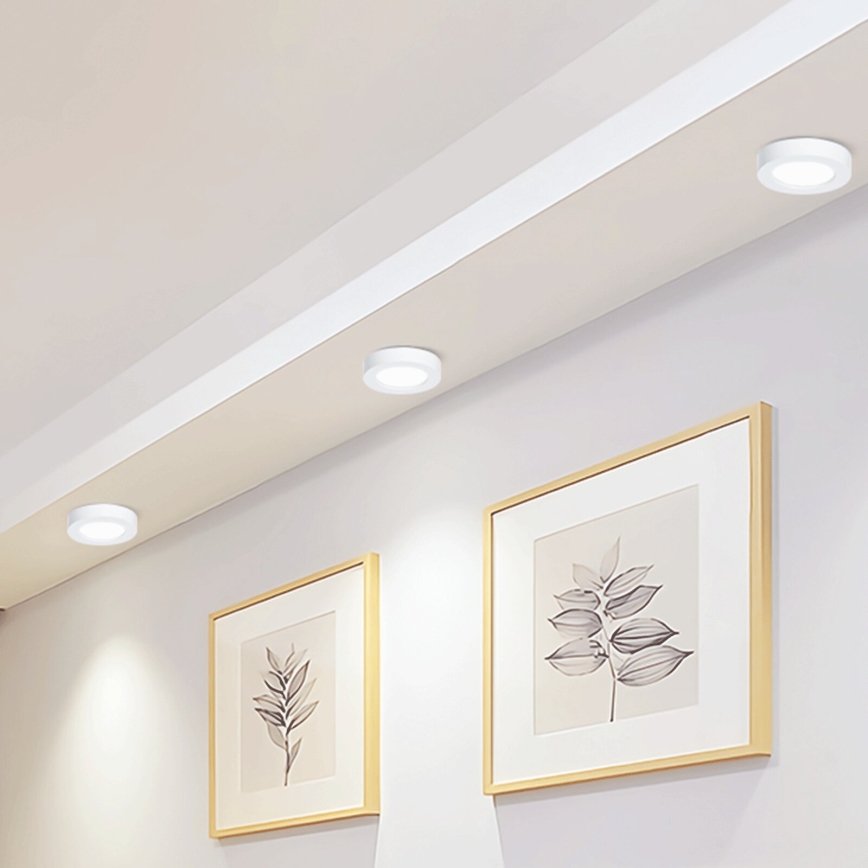 Aigostar - LED stropno nadgradno svetlo LED/12W/230V prečnik 17,4 cm 6500K bela