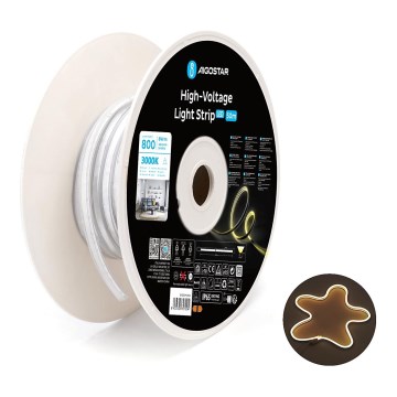 Aigostar - LED traka 50m LED/400W/230V 3000K IP65