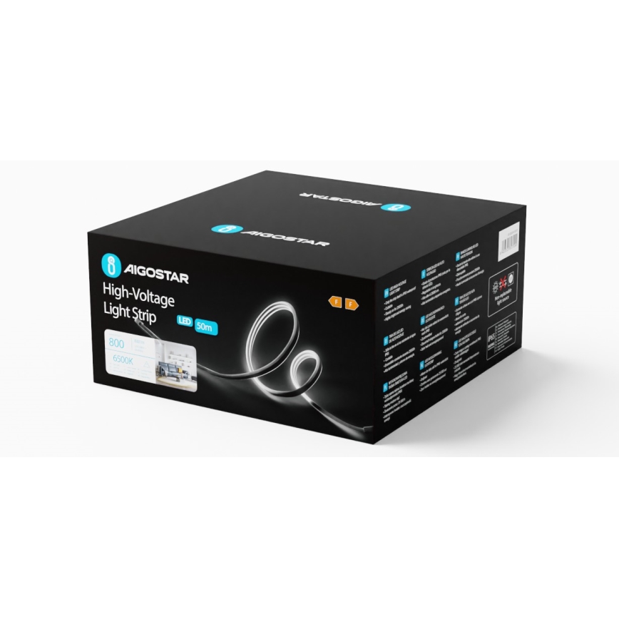 Aigostar - LED traka 50m LED/400W/230V 6500K IP65