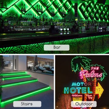 Aigostar - LED traka LED/350W/230V 50m zelena IP65