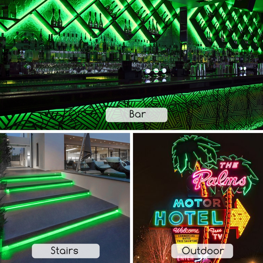 Aigostar - LED traka LED/350W/230V 50m zelena IP65