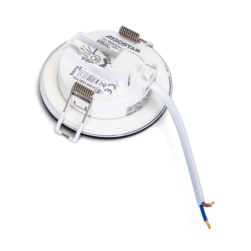 Aigostar - LED ugradna plafonska svetiljka za kupatilo LED/4,8W/230V 6500K crna IP65