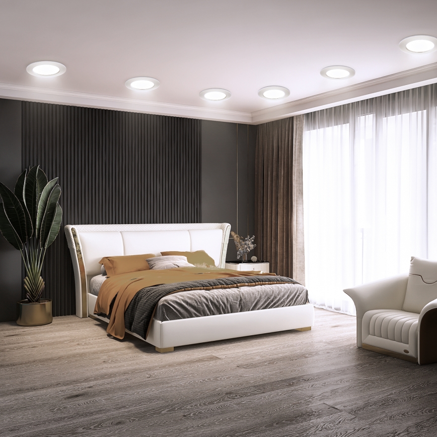 Aigostar - LED ugradna svetiljka LED/6W/230V 6500K prečnik 11,8 cm bela