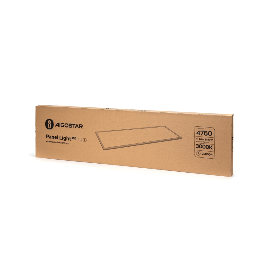 Aigostar - LED ugradni panel LED/28W/230V 120x30 cm 3000K
