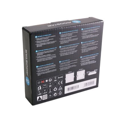Aigostar - LED ugradno svetlo/6W/230V 3000K 12x12 cm belo
