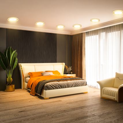 Aigostar - LED ugradno svetlo LED/9W/230V 3000K, prečnik 14,5 cm, belo