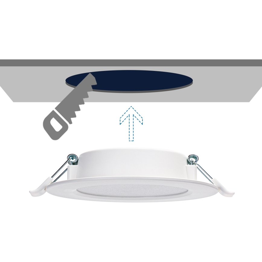 Aigostar - LED ugradno svetlo LED/9W/230V 4000K prečnika 14,5 cm belo