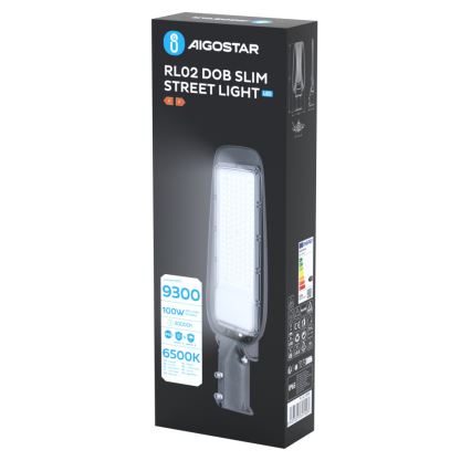 Aigostar - LED ulična lampa SLIM LED/100W/230V 6500K IP65