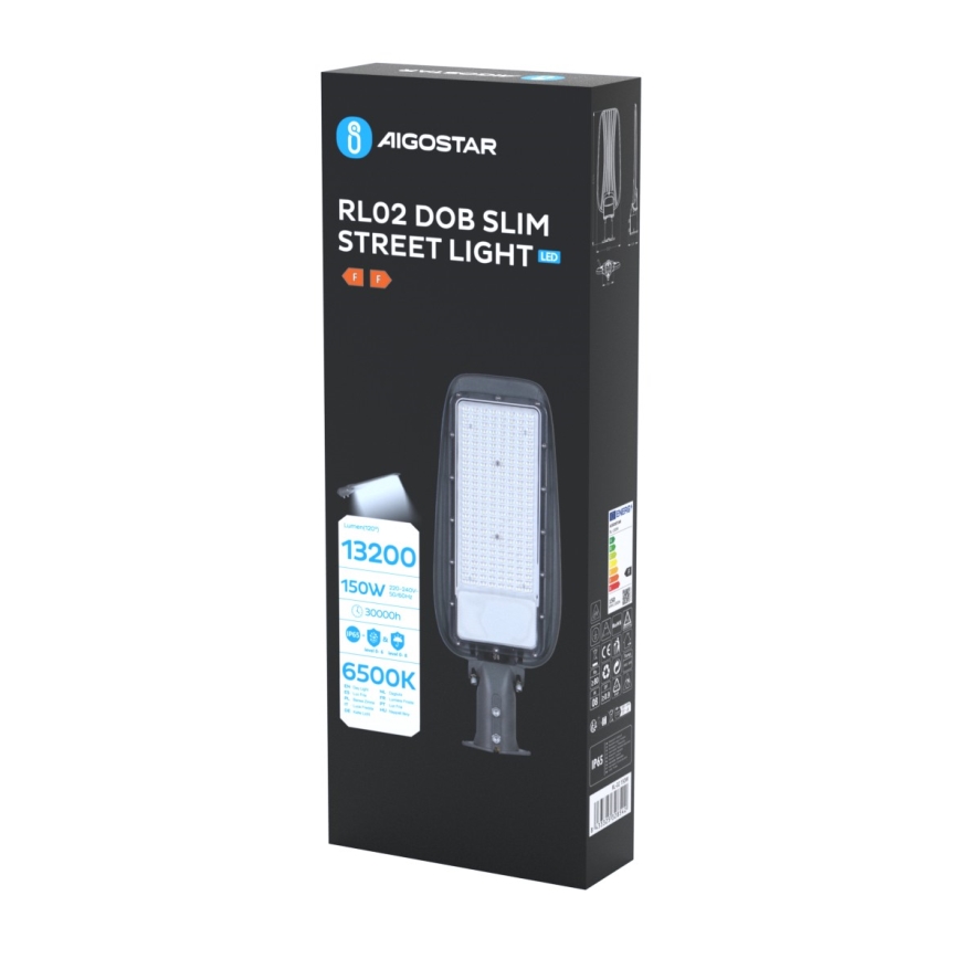 Aigostar - LED Ulična lampa SLIM LED/150W/230V 6500K IP65