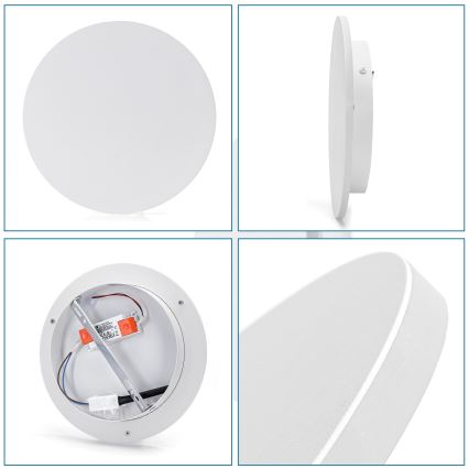 Aigostar - LED zidno svetlo LED/12W/230V 3000K 25 cm belo