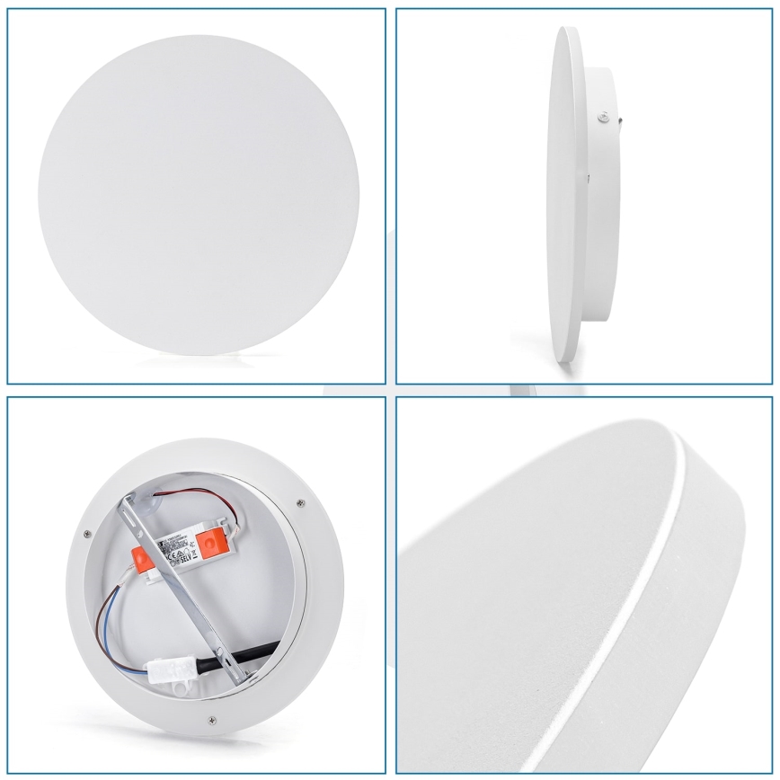 Aigostar - LED zidno svetlo LED/12W/230V 3000K 25 cm belo