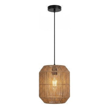 Aigostar - Luster na sajli 1xE27/60W/230V bež