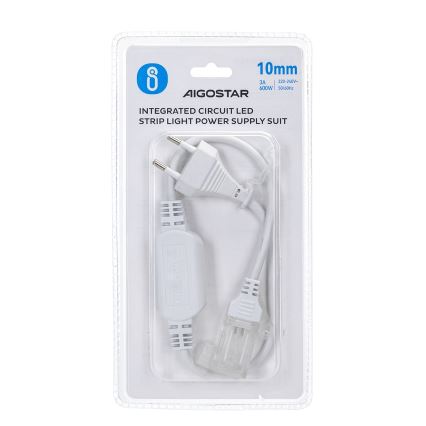Aigostar - Napajanje za LED trake 10 mm, 600W/230V, belo