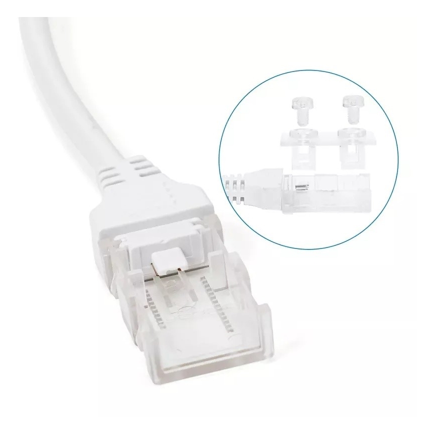 Aigostar - Napajanje za LED trake 8 mm 600W/230V bela