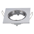 Aigostar - Okvir za ugradno svetlo GU10 8,2x8,2 cm sjajni hrom