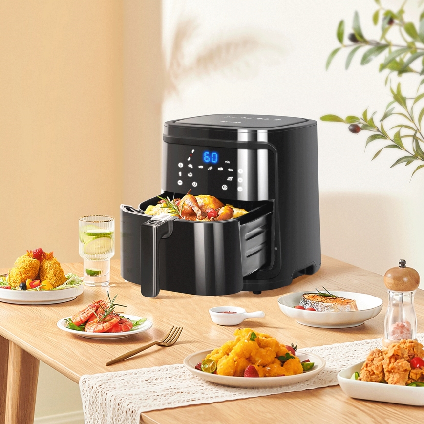 Aigostar - Pametna friteza na vrući vazduh 7l 1900W/230V/60min Wi-Fi