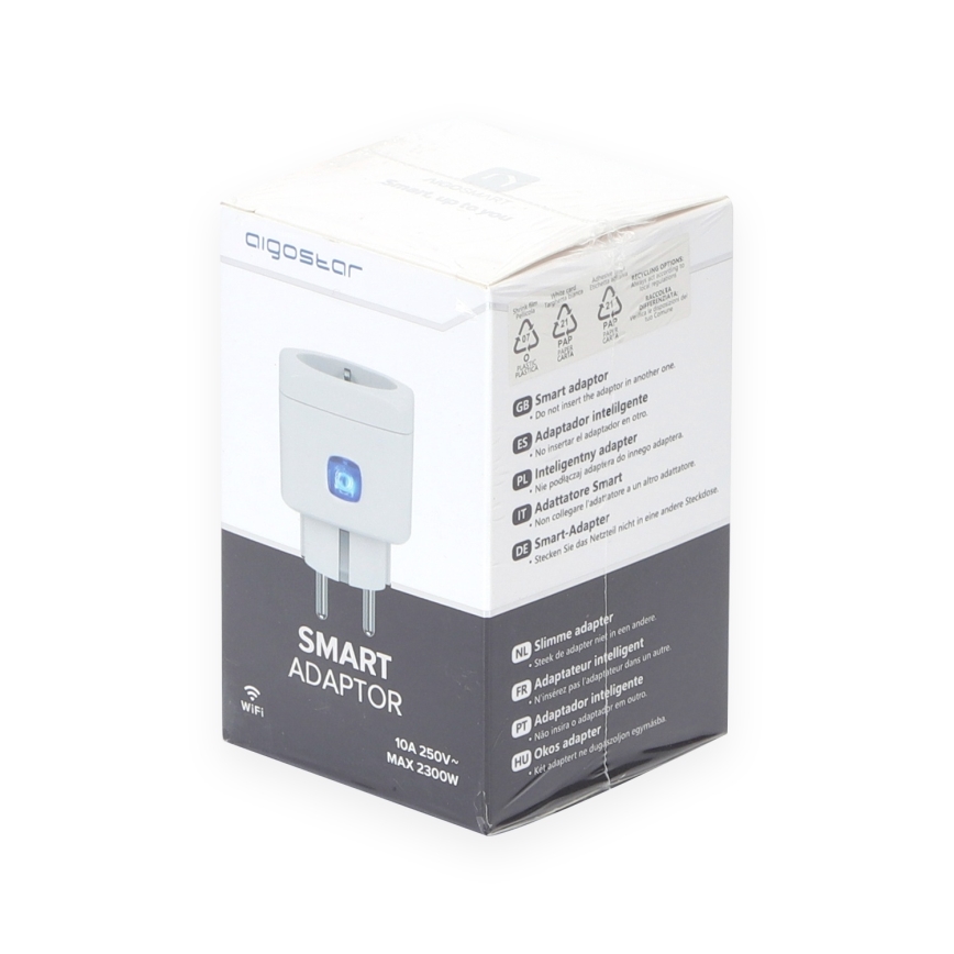 Aigostar - Pametna utičnica F 2300W Wi-Fi Tuya