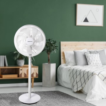 Aigostar - Podni ventilator 2u1 45W/230V 110 cm beo