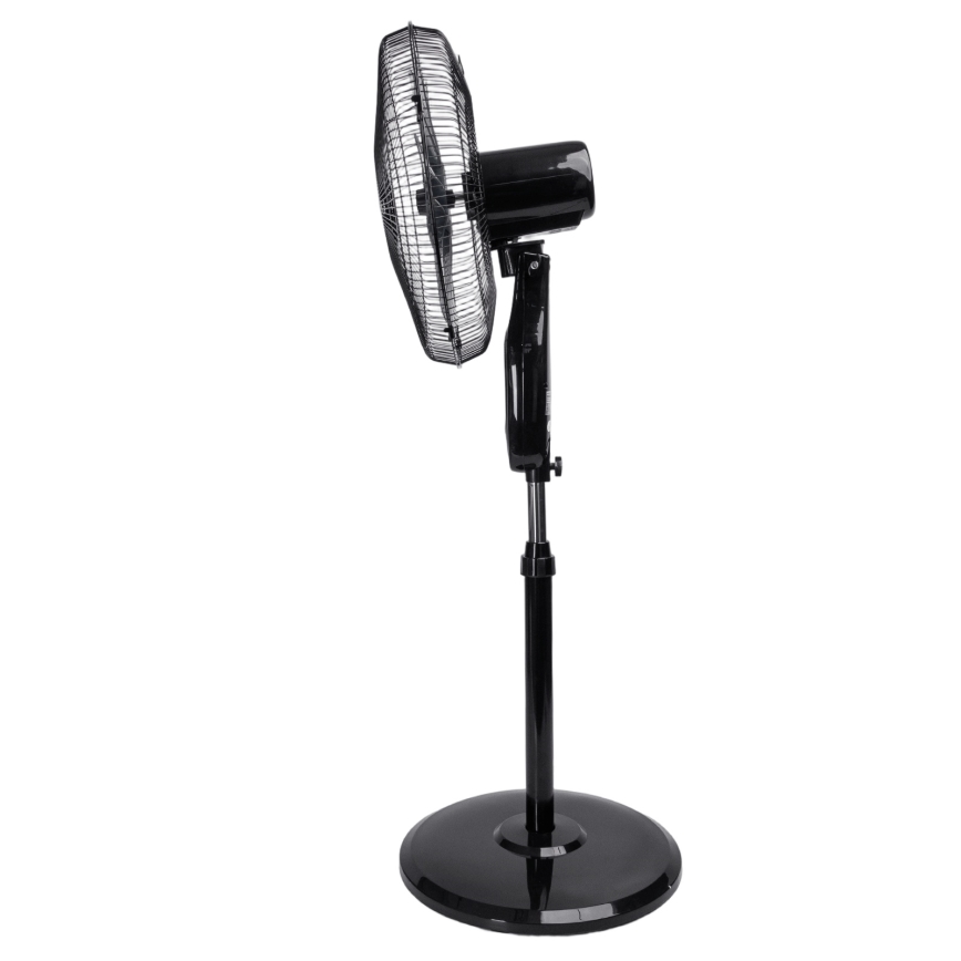 Aigostar - Stojeći ventilator 55W/230V 130 cm crni + daljinski upravljač