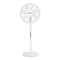 Aigostar - Podni ventilator 60W/230V, beli