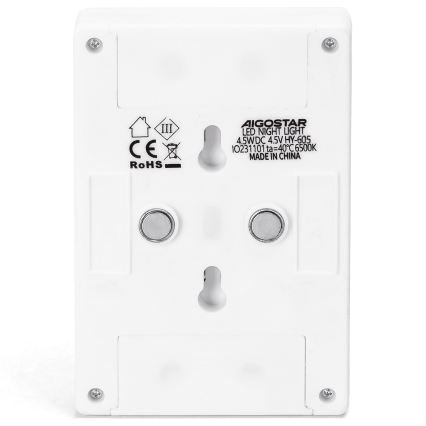 Aigostar - Prenosivo LED noćno svetlo LED/3xAAA 6500K