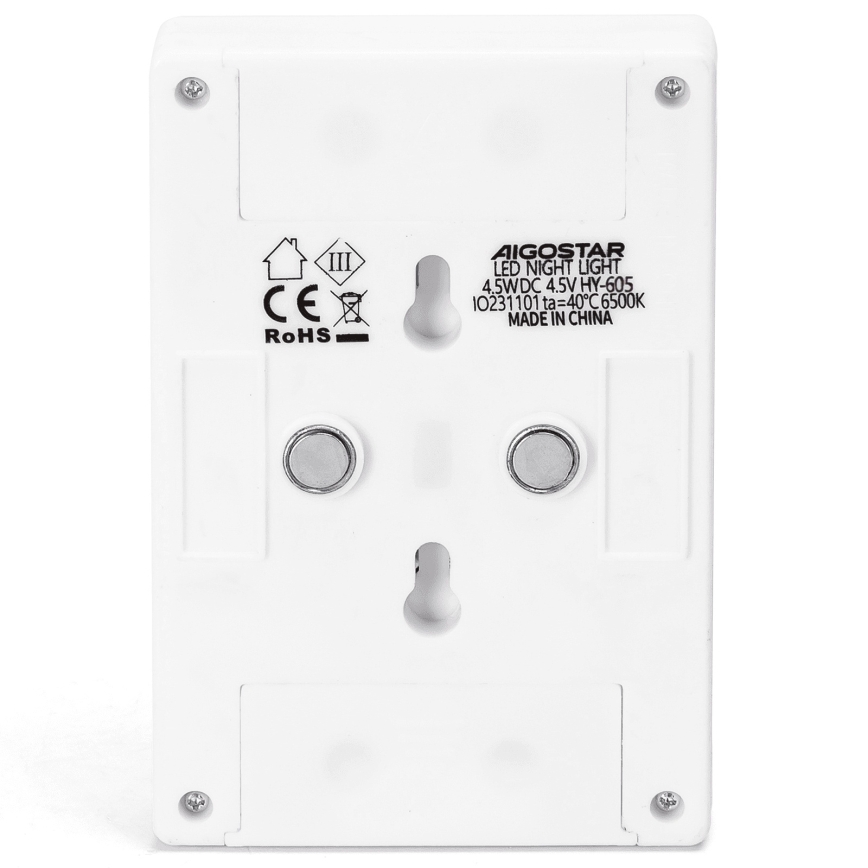 Aigostar - Prenosivo LED noćno svetlo LED/3xAAA 6500K