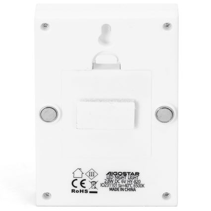 Aigostar - Prenosivo LED noćno svetlo LED/4xAAA 6500K