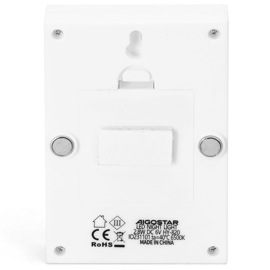 Aigostar - Prenosivo LED noćno svetlo LED/4xAAA 6500K