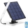 Aigostar - prigušiva LED cev sa solarnim panelom LED/3,2V 3000K/4000K/6500K IP65 5000 mAh + daljinski upravljač