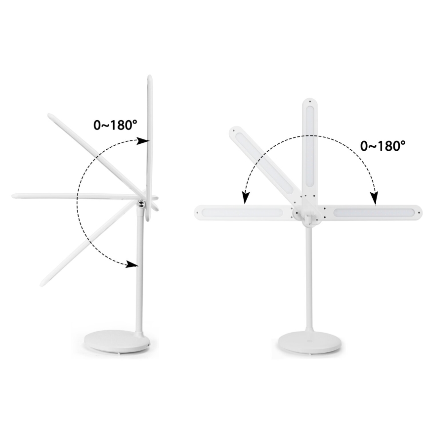 Aigostar - LED prigušiva punjiva dodirna stona lampa LED/3W/5V 2700/4000/6500K 1800 mAh