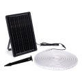 Aigostar - prigušiva LED RGB solarna traka LED/10W/3,2V 10 m IP65 8000 mAh + daljinski upravljač