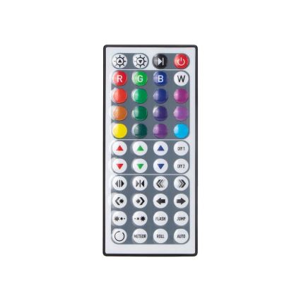 Aigostar - LED RGB prigušiva spoljna LED traka 5m LED/24W/12/230V IP65 + daljinski upravljač