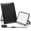 Aigostar - prigušiva LED solarni reflektor LED/100W/3,4V 3000/4000/6500K IP66 8000 mAh + daljinski upravljač