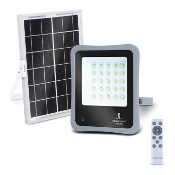 Aigostar - prigušiva LED solarni reflektor LED/50W/3,2V IP65 6000 mAh + daljinski upravljač