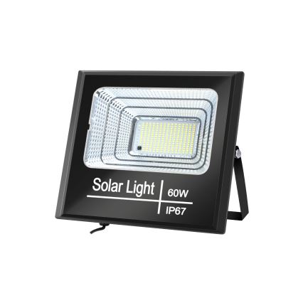 Aigostar - LED prigušiva solarni reflektor LED/60W/3,2V 2000 mAh IP67 + daljinski upravljač