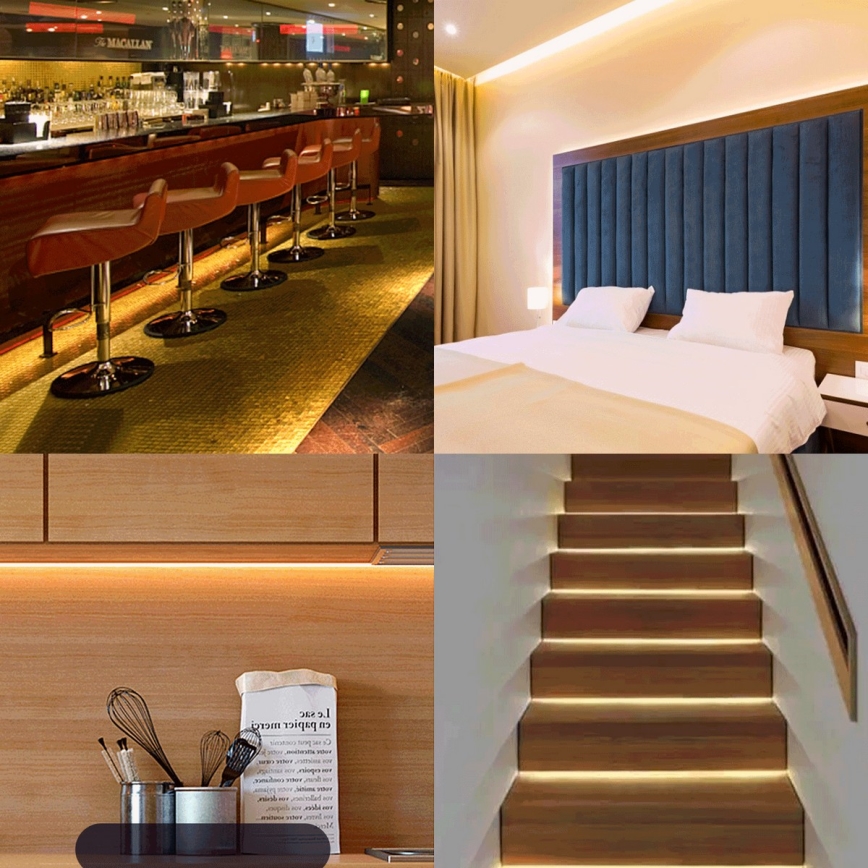 Aigostar - LED prigušiva traka 5 m LED/36W/24/230V 3000K + daljinski upravljač