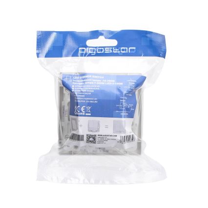 Aigostar - Prigušiva sa ramom 250V/10A bela